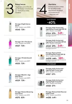 Novage+ Bright Intense Serum, 30 ml. Sample code 43898. - Förhandsvisning av reklamblad från butik Oriflame aktuell från 18.02.2026 | Sida: 119 | Produkter: Serum