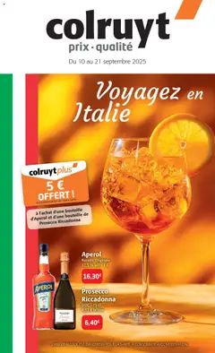 Colruyt - Prévisualisation de Colruyt Voyagez en Italie valide à partir de 10.09.2025