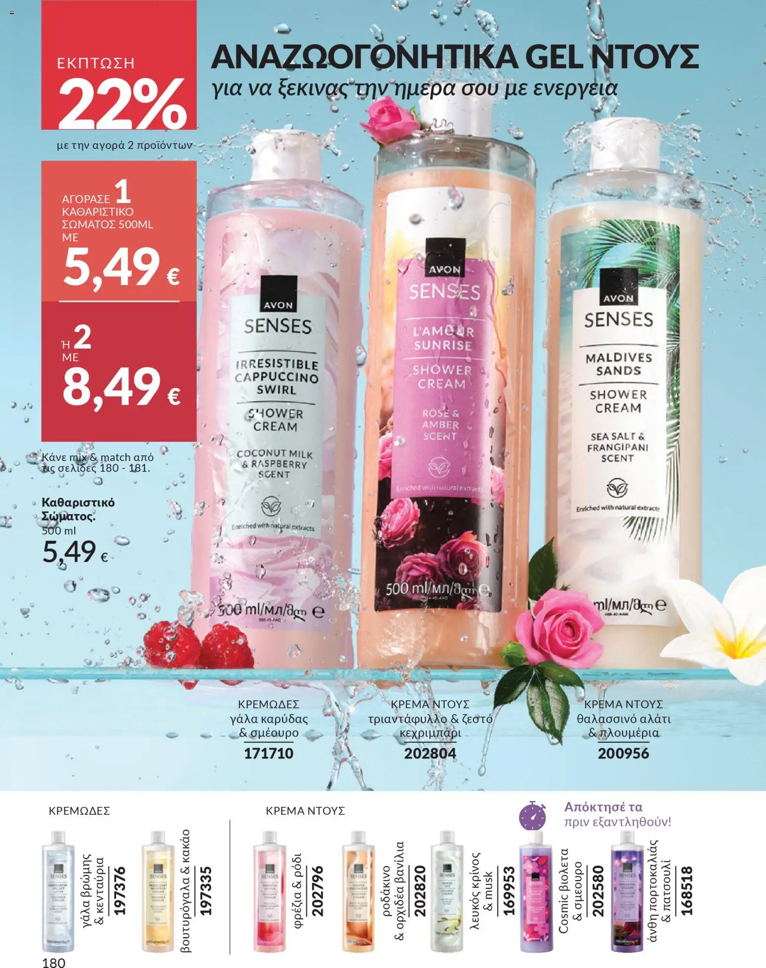  | Σελίδα: 180 | Προϊόντα: Γάλα, Κακάο, Ροδάκινο, Αλάτι