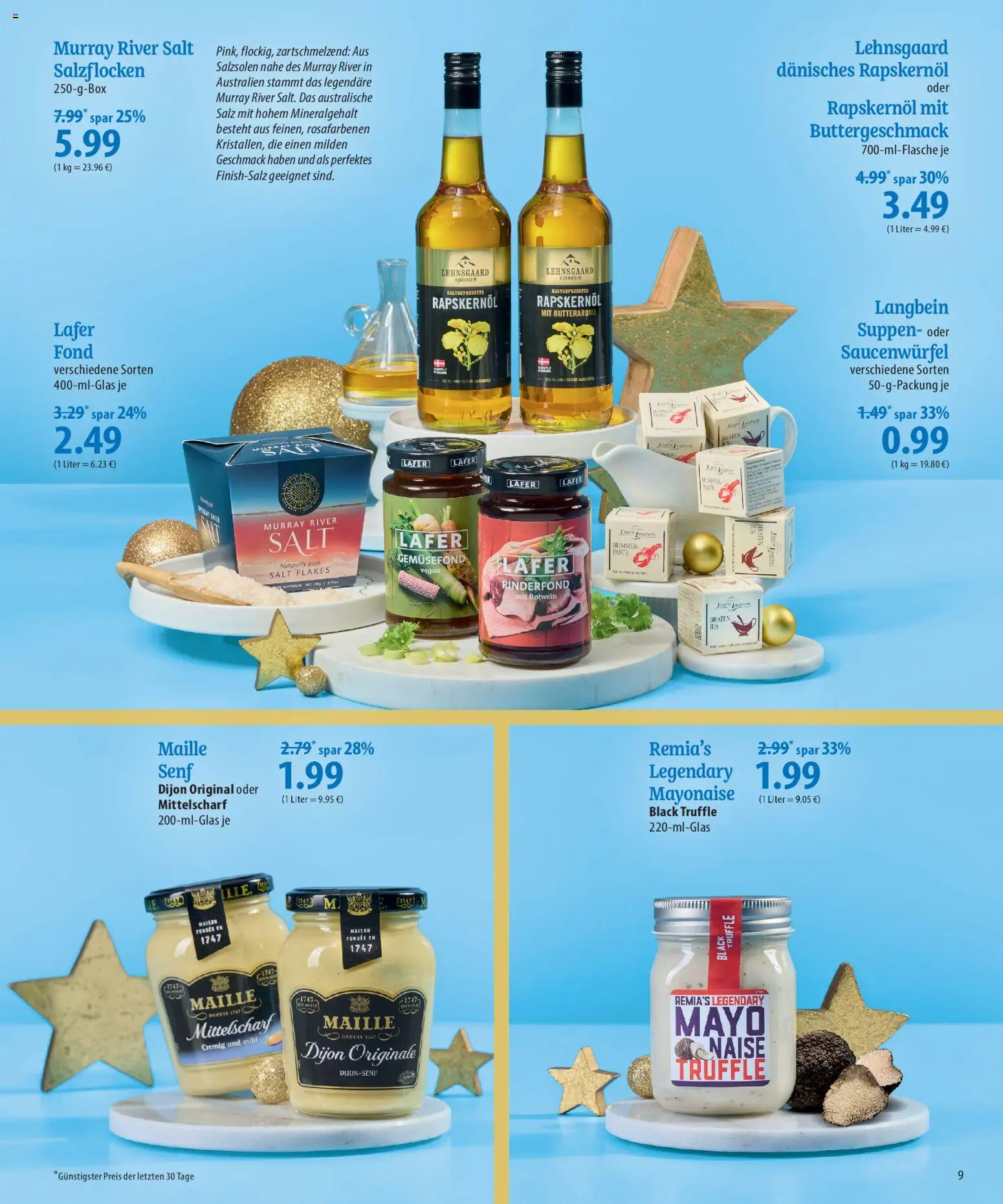 Famila Prospekt 	 – gültig ab 30.11.2025 | Seite: 9 | Produkte: Rotwein, Salz