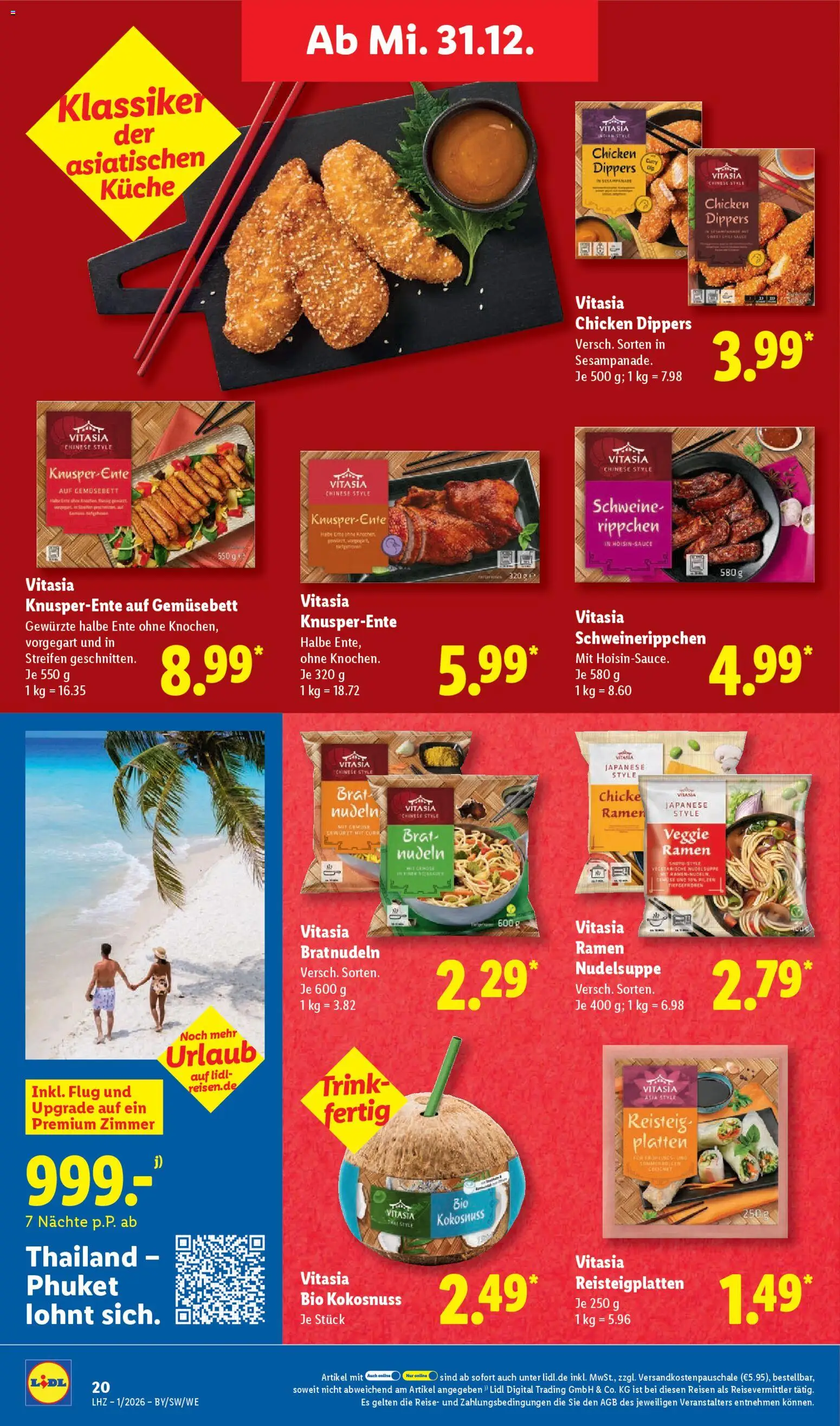 Lidl Prospekt Uffenheim – gültig ab 29.12.2025 | Seite: 30 | Produkte: Küche, Gemüse, Nudeln, Ente