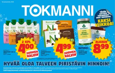 Tokmanni-mainoslehti voimassa 09.02.2026 alkaen