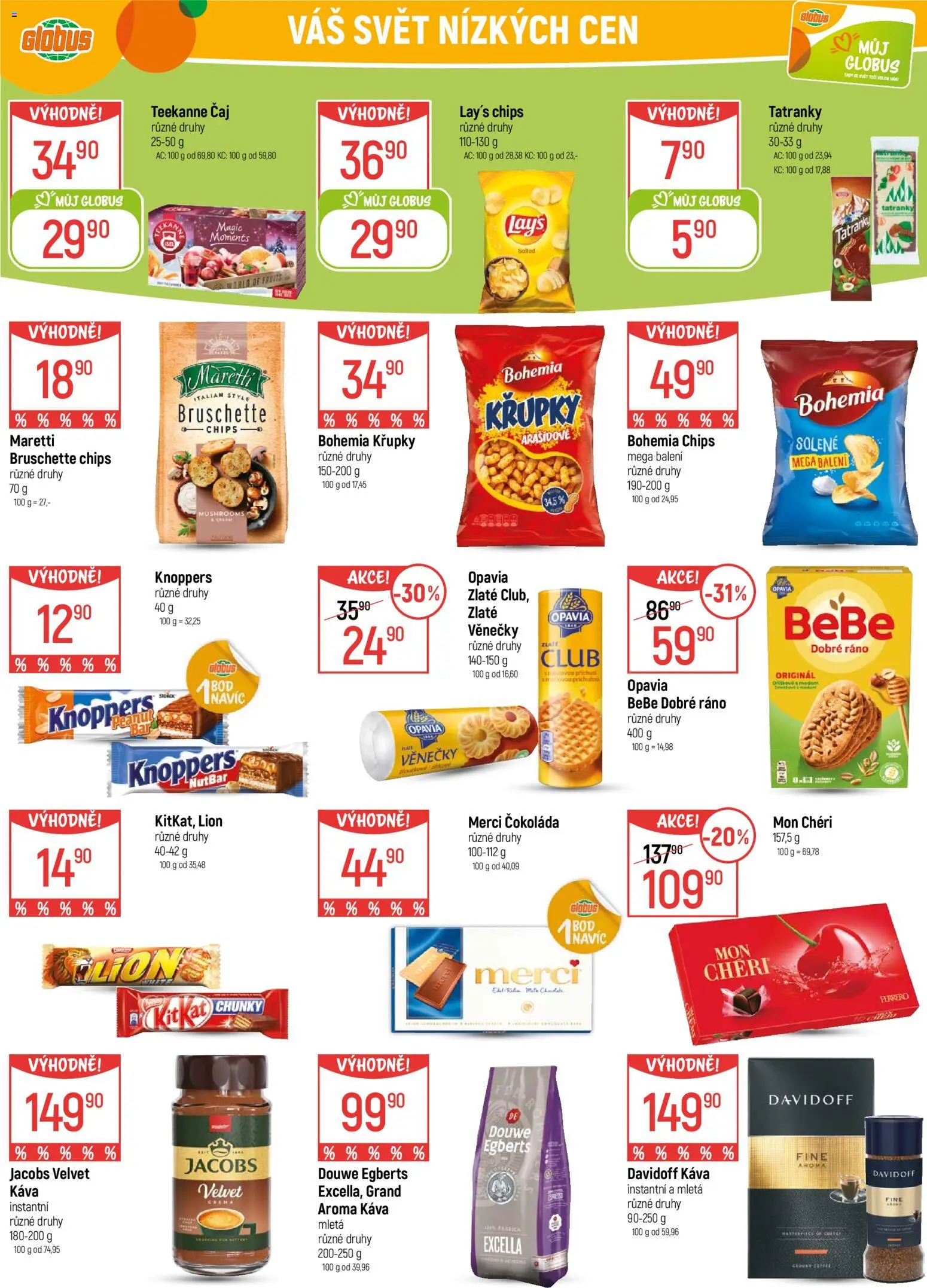 Globus leták - Liberec od 05.11.2025 | Strana: 25 | Produkty: Globus, Čaj, Velvet, Jacobs velvet