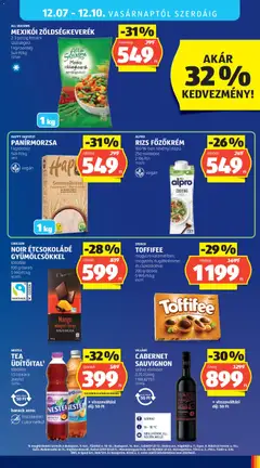 NESTEA TEA ÜDÍTŐITAL', többféle 1,5 l/palack - amely érvényes a következő dátumtól: 04.12.2025 | Oldal: 39