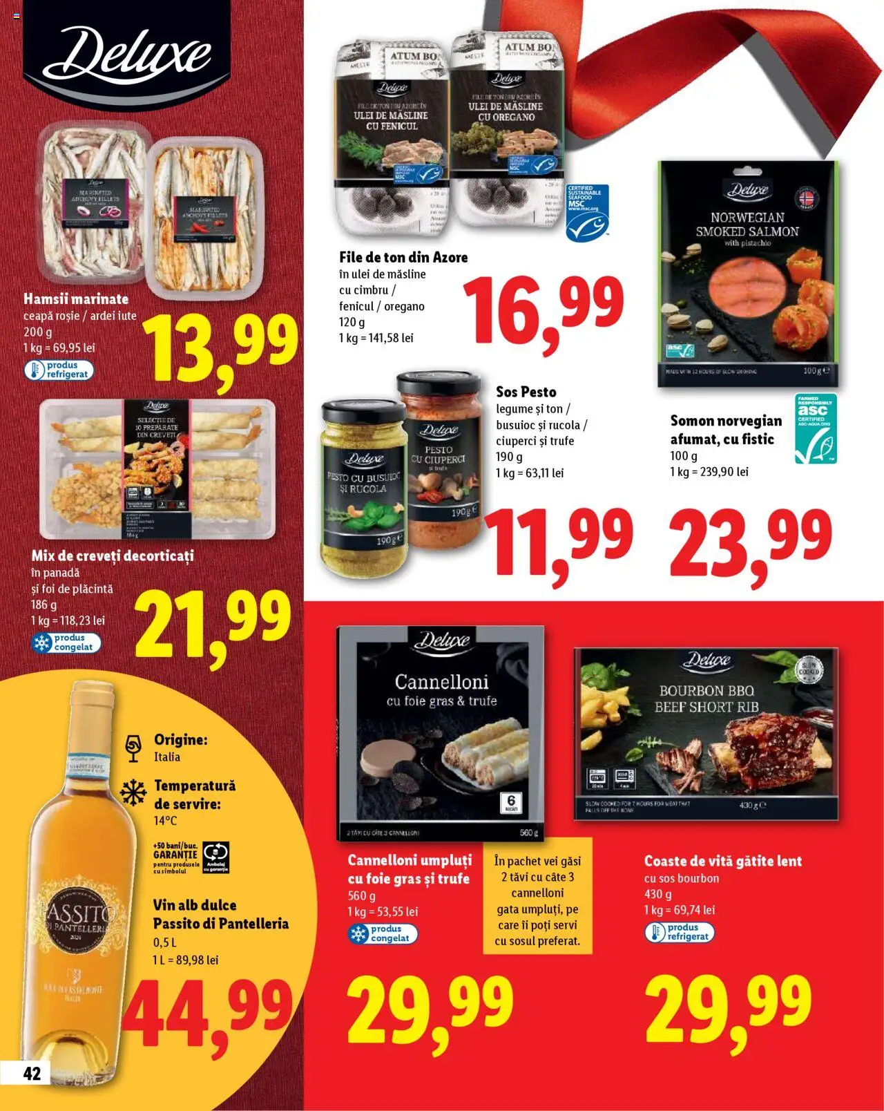 Noul catalog Lidl – valabil de la 23.10.2025 | Pagină: 42 | Produse: Ardei iute, Bourbon, Ceapă, Sos