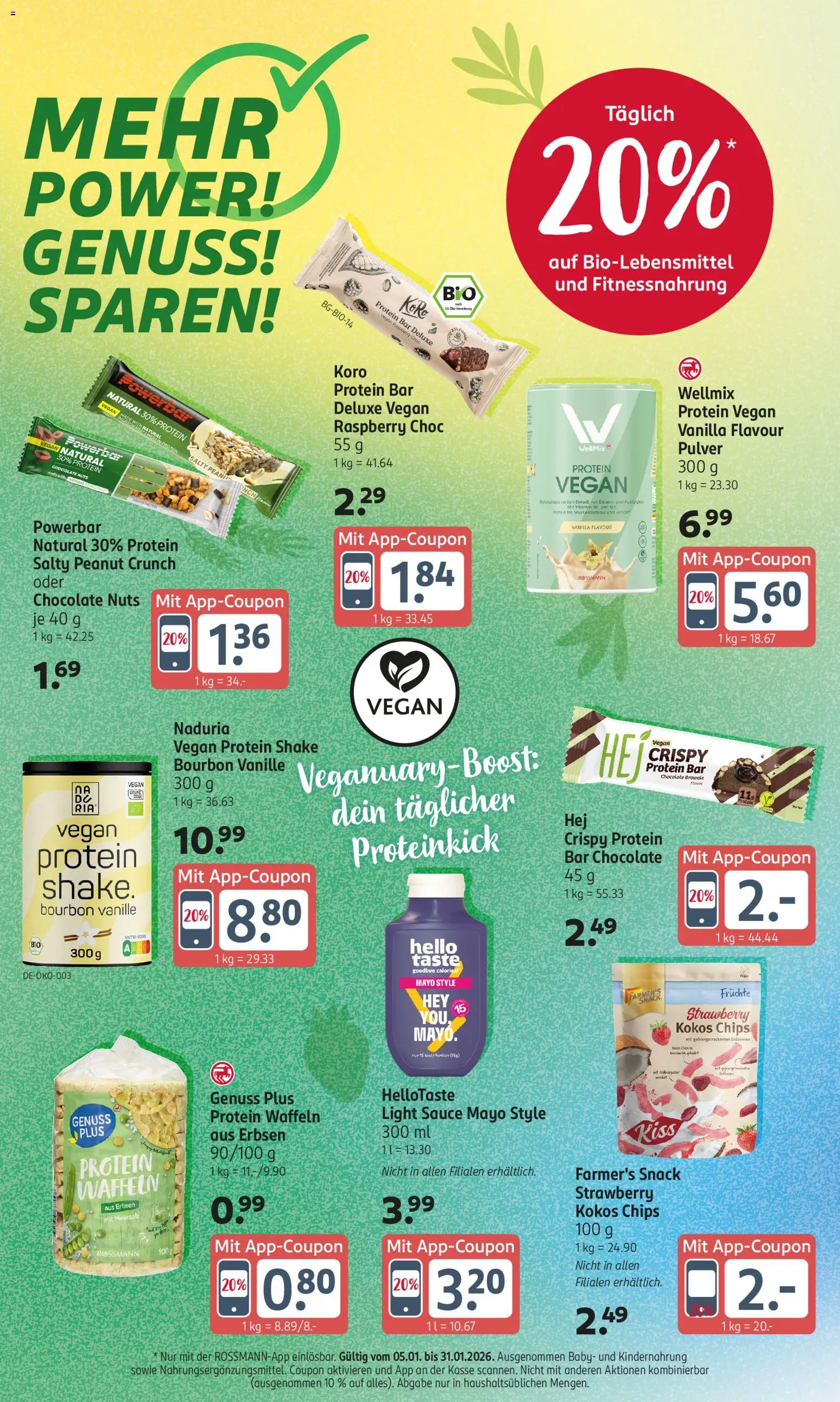 Rossmann Prospekt 	 – gültig ab 26.01.2026 | Seite: 10 | Produkte: Tür, Waffeln, Bourbon, Erdbeeren