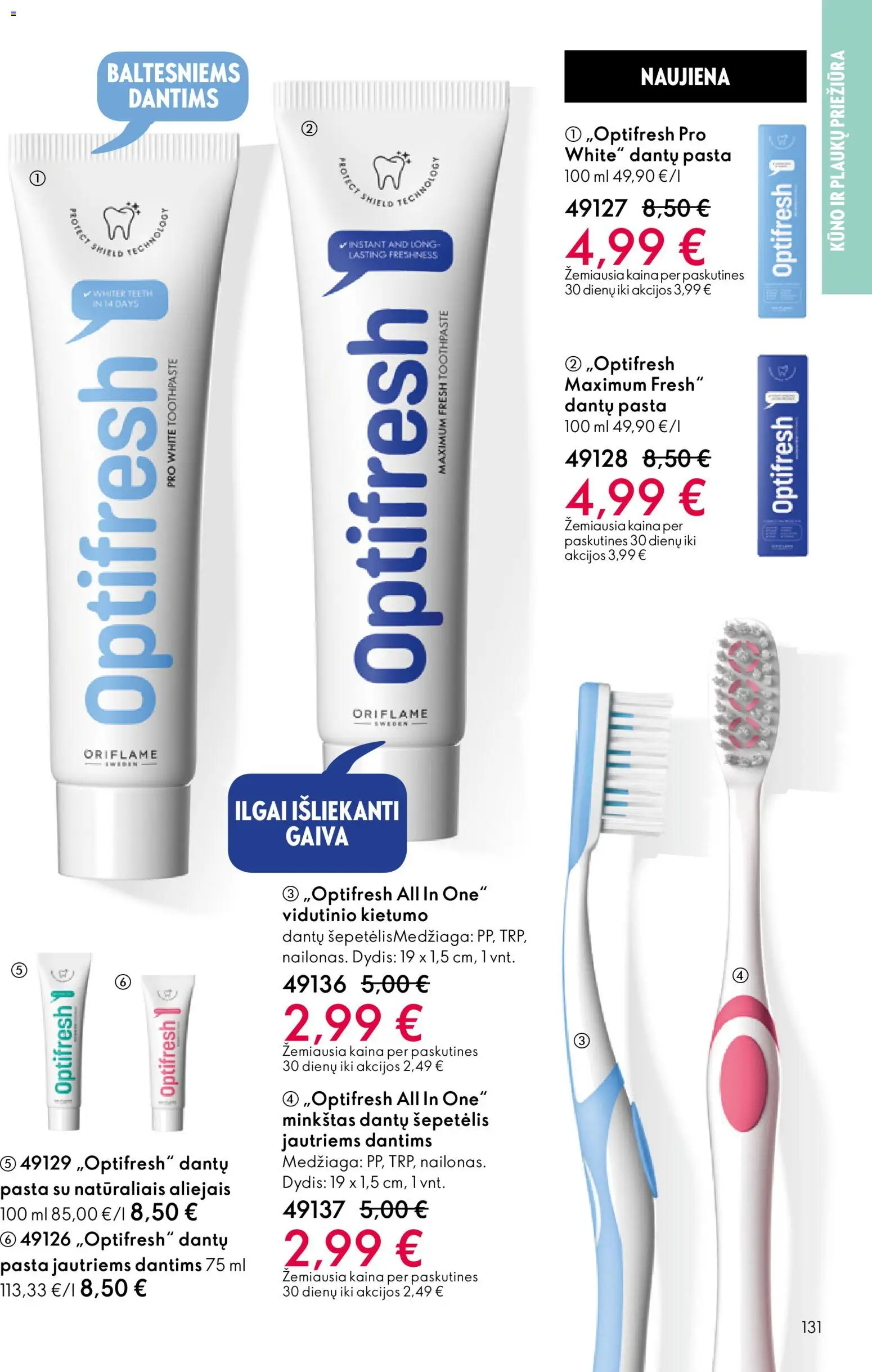 Oriflame akcijos nuo 28.01.2026 | Puslapis: 131 | Prekių: Šepetėlis
