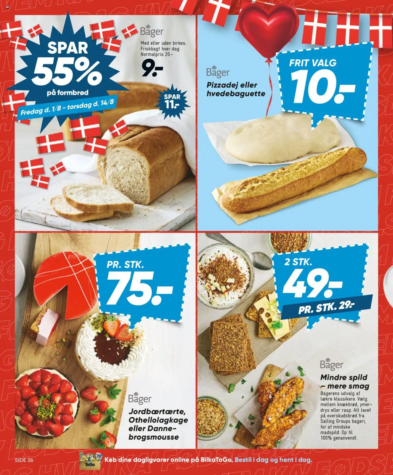 Bilka Tilbudsavis gyldig fra 01.08.2025 | Side: 36 | Produkter: Ymer, Pizzadej