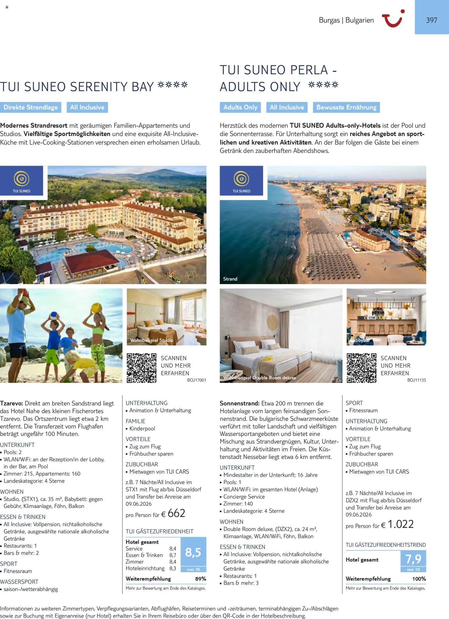 Aida  Südeuropa & Nordafrika 2026/27 – gültig ab 01.01.2026 | Seite: 397 | Produkte: Babybett, Küche