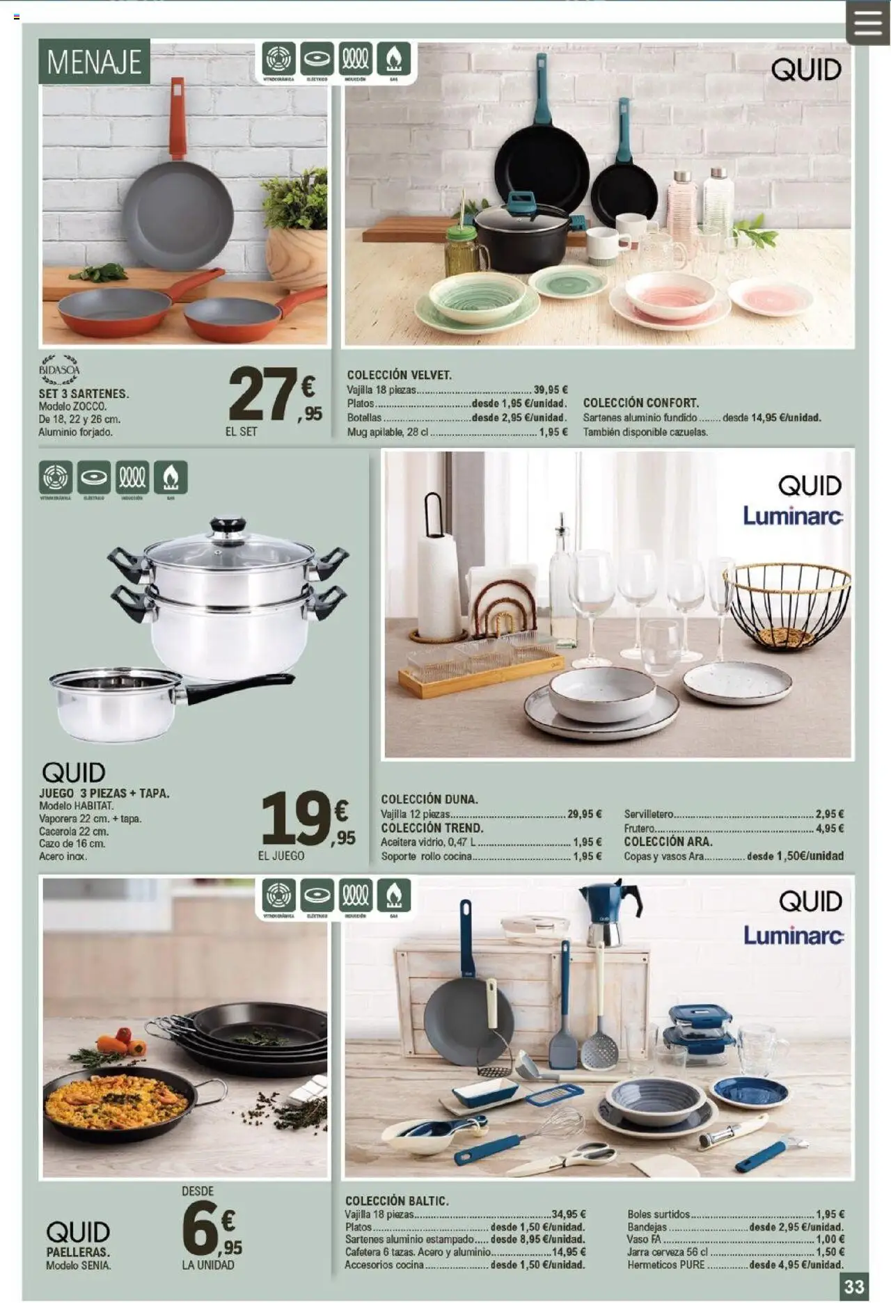 E.Leclerc folleto │ válido desde el 16.07.2025 | Página: 33 | Productos: Cerveza, Βρεφικό κρεβάτι, Cocina, Cafetera
