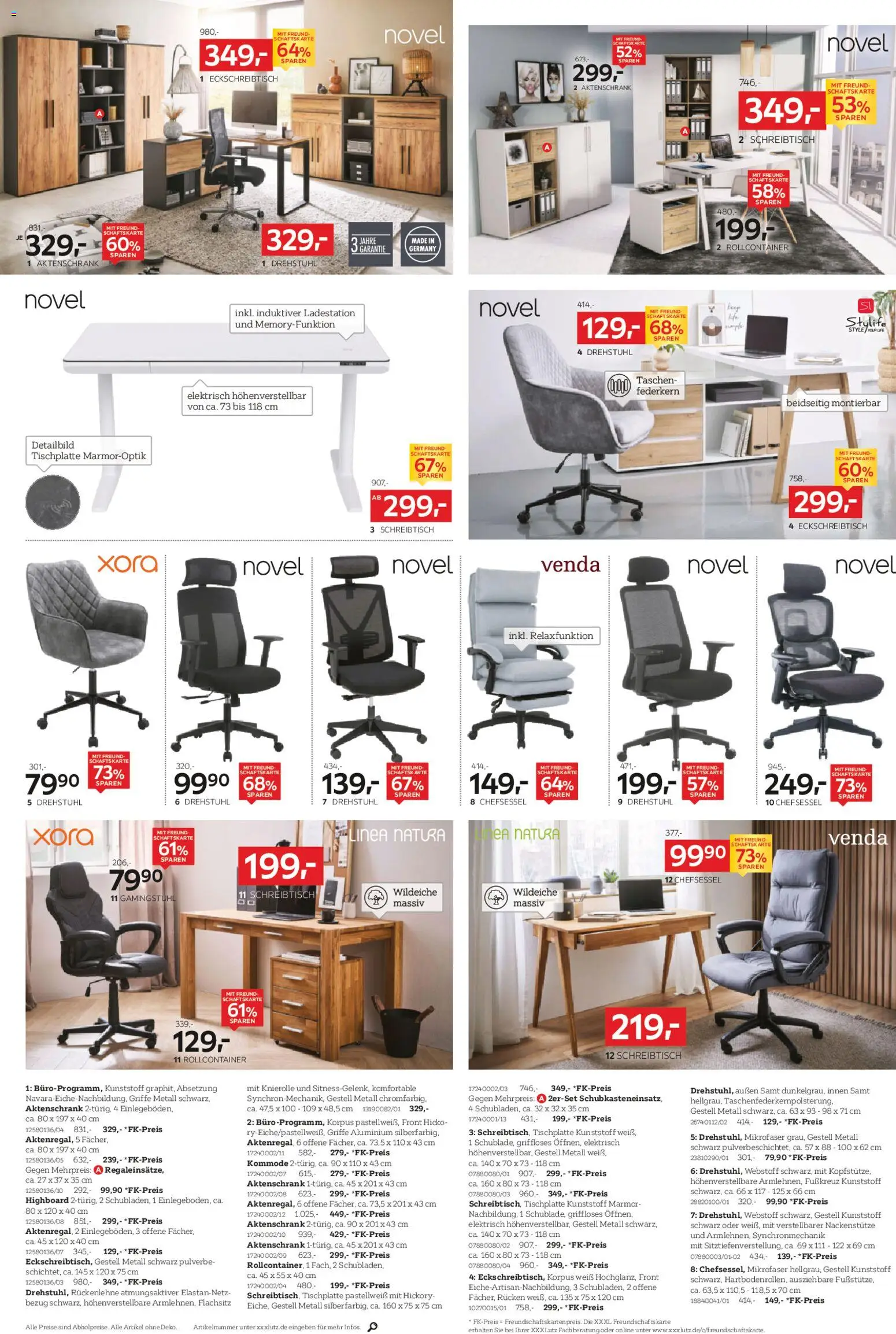 XXXL Lutz Neueröffnungsangebote in Rangsdorf – gültig ab 01.03.2026 | Seite: 18 | Produkte: Kommode, Gamingstuhl, Chefsessel, Rollcontainer