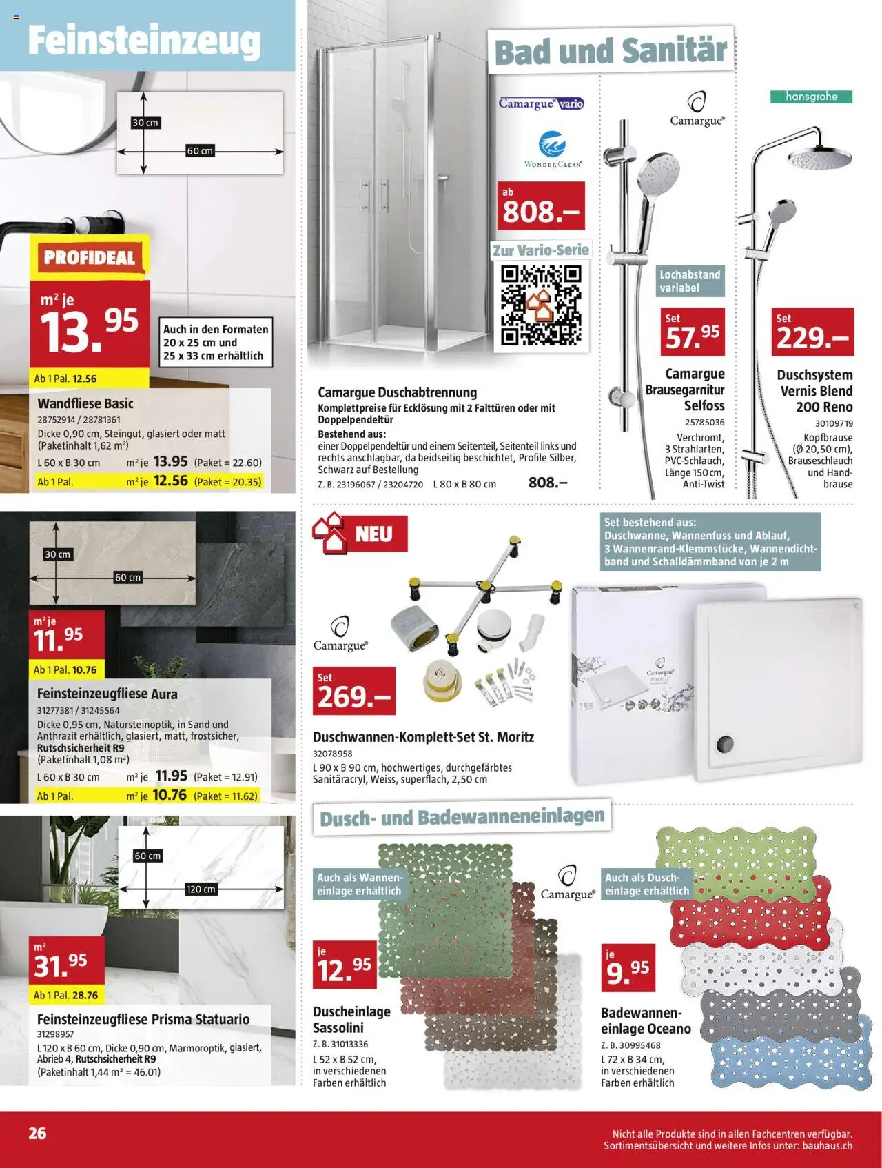 Bauhaus Aktionen – gültig ab 29.09.2025 | Seite: 26 | Produkte: Bad