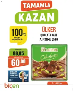 07.10.2025 tarihinden itibaren geçerli olan Biçen Market kataloğu önizlemesi