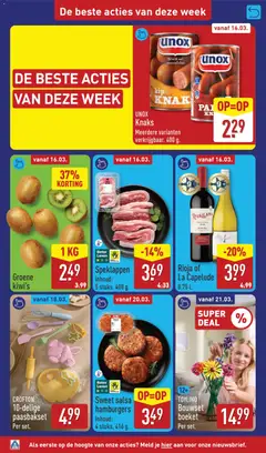 Aldi folder week 12 - Voorbeeld van een folder van Aldi, geldig van 16.03.2026 | Pagina: 2 | Producten: La, Kiwi's