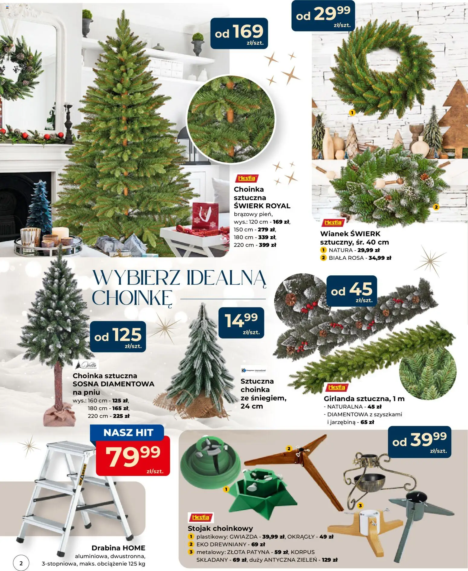 Mrówka Gazetka - Elbląg od 04.12.2025 | Strona: 2 | Produkty: Choinka, Drabina