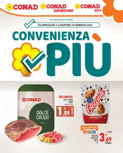 Anteprima del volantino Conad Convenienza Più Lazio catalogo valido a partire dal 04.02.2026
