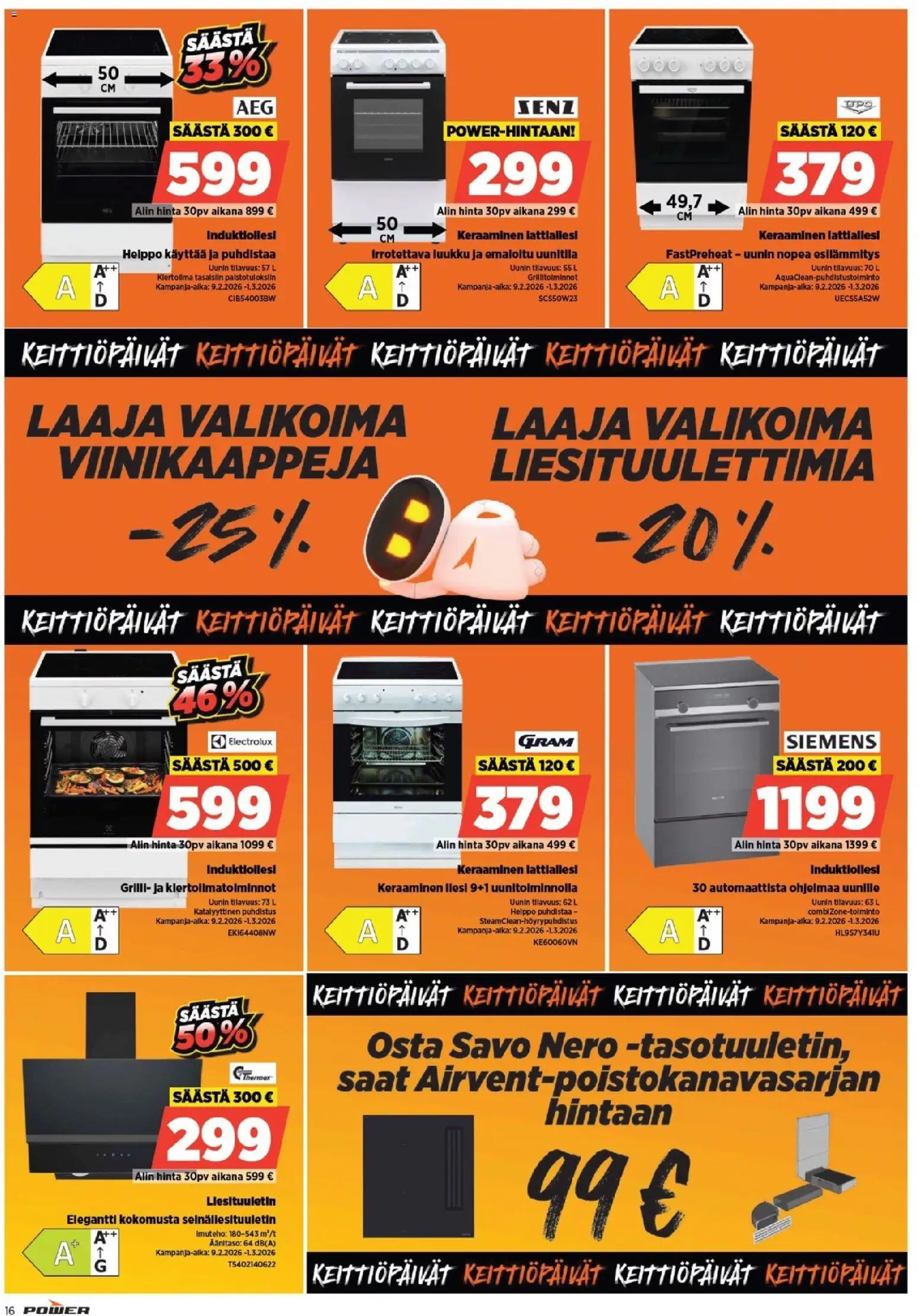 Power - POWER HINTAAN Viikon mainoslehti – voimassa 12.02.2026 alkaen | Sivu: 16