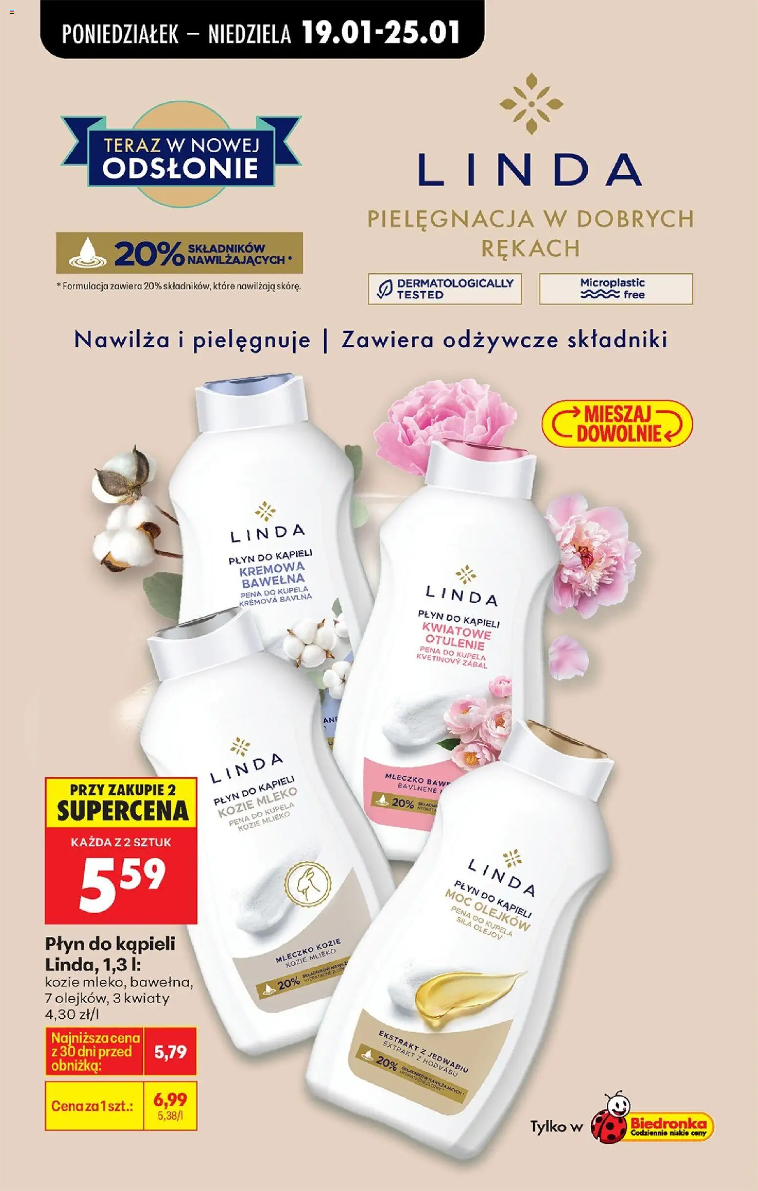 Biedronka gazetka od 19.01.2026 | Strona: 71 | Produkty: Be beauty, Dezodorant, Pasta do zębów, Szczoteczka do zębów