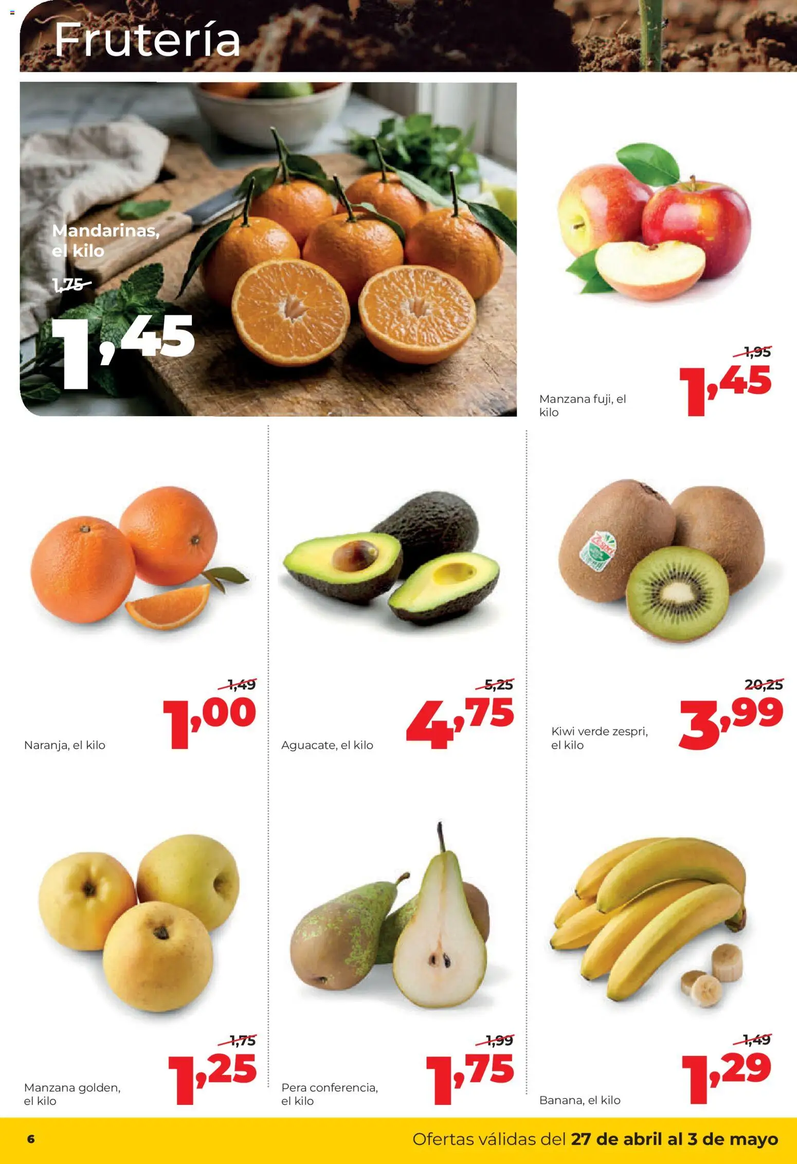 Alimerka folleto Zamora │ válido desde el 27.04.2026 | Página: 6 | Productos: Kiwi, Manzana