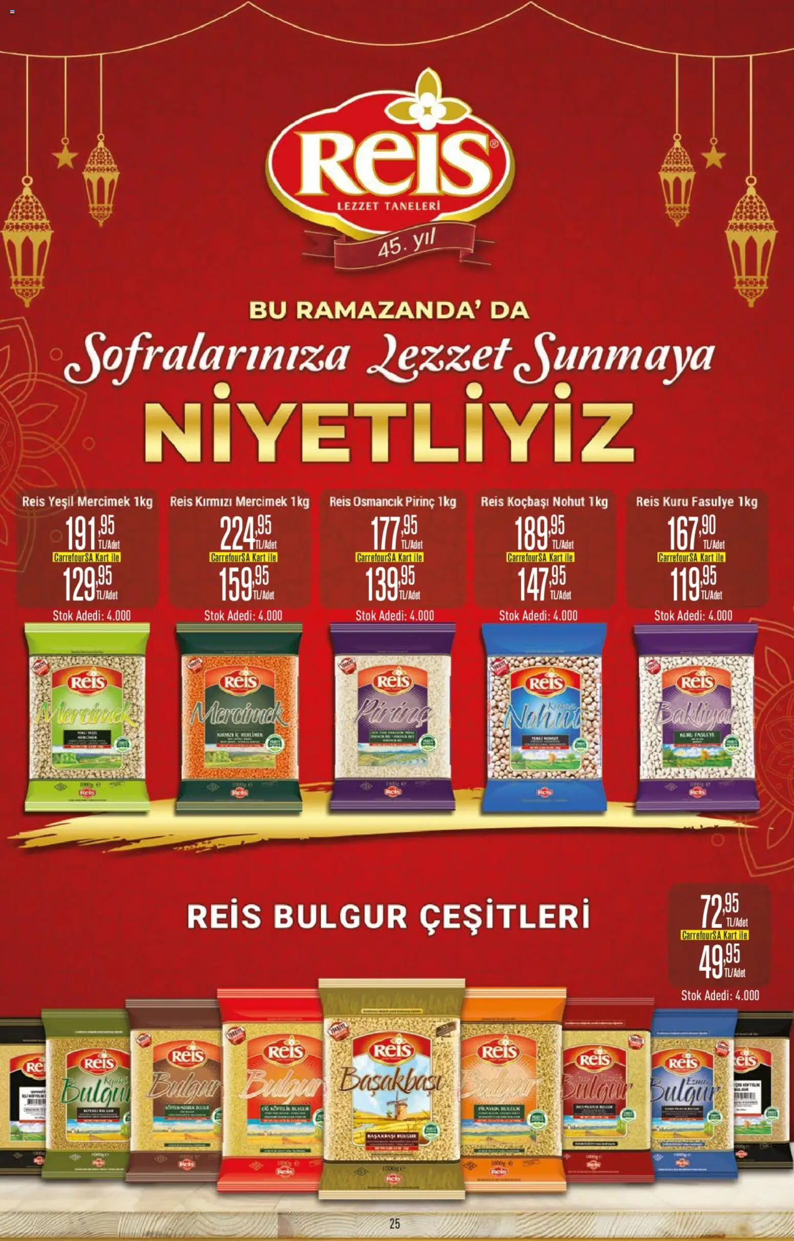 CarrefourSA Katalog - 09.02.2026 tarihinden itibaren geçerlidir | Sayfa: 25 | Ürünler: Kuru fasulye, Fasulye, Ravioli, Pirinç