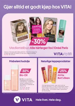 Forhåndsvisning av Vita kundeavis gyldig fra 13.10.2025 | Side: 18 | Produkter: Lip, Датчик руху, Shampoo, Hårfarge