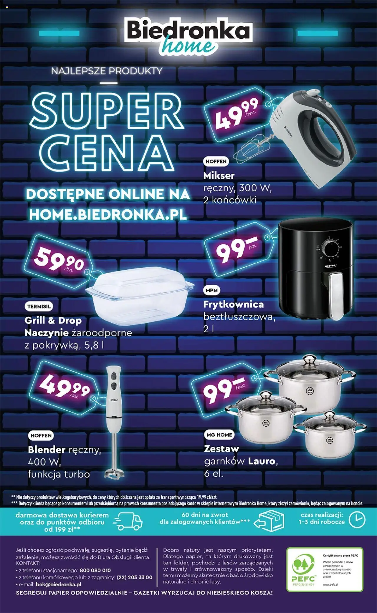 Biedronka gazetka - Home od 23.08.2025 | Strona: 6 | Produkty: Grill, Mikser, Frytkownica, Naczynie żaroodporne