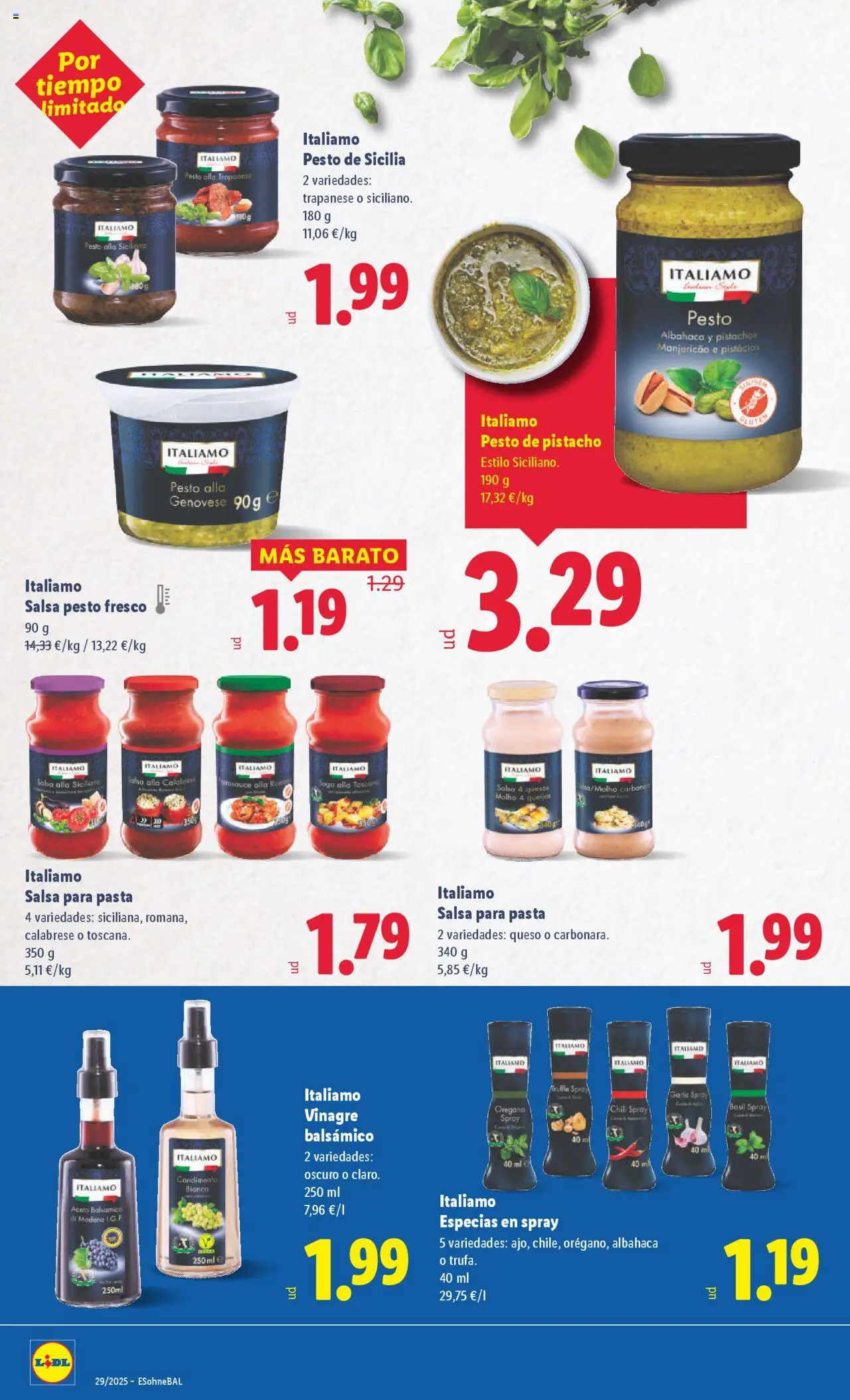Lidl catálogo MAD │ válido desde el 14.07.2025 | Página: 20 | Productos: Queso, Pasta, Δεξαμενή
