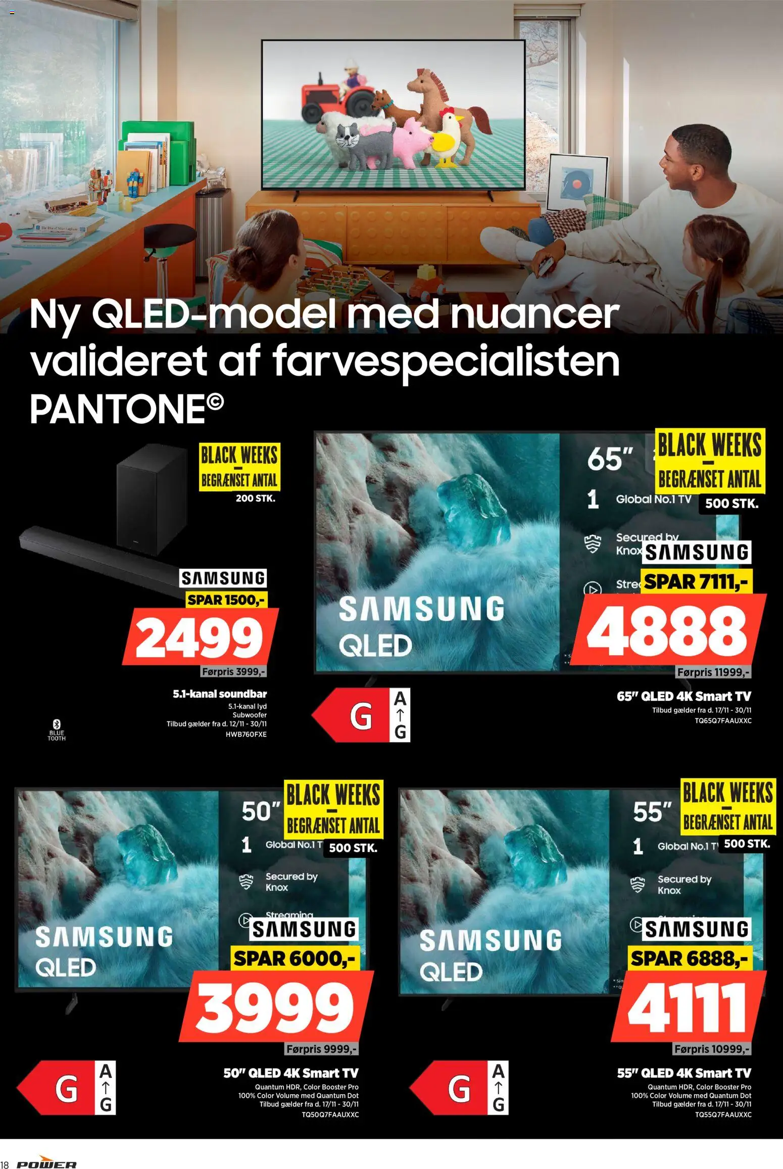 Power tilbudsavis – gyldig fra 12.11.2025 | Side: 18 | Produkter: Soundbar, Smart TV, TV, Lyd