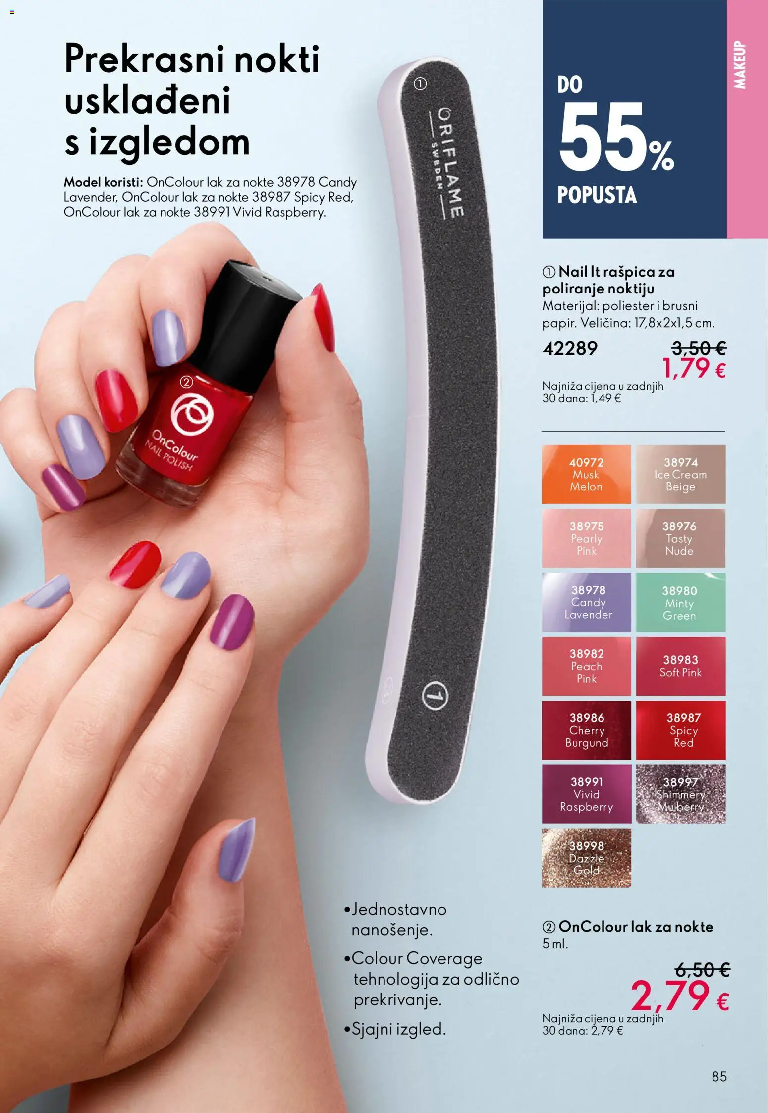 Oriflame katalog | vrijedi od 10.12.2025 | Stranica: 85 | Proizvodi: Lak za nokte