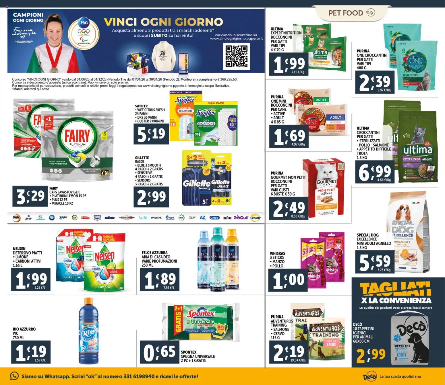 Volantino Decò del 06.03.2026 | Pagina: 19 | Prodotti: Spugna, Acqua, Trota, Agnello