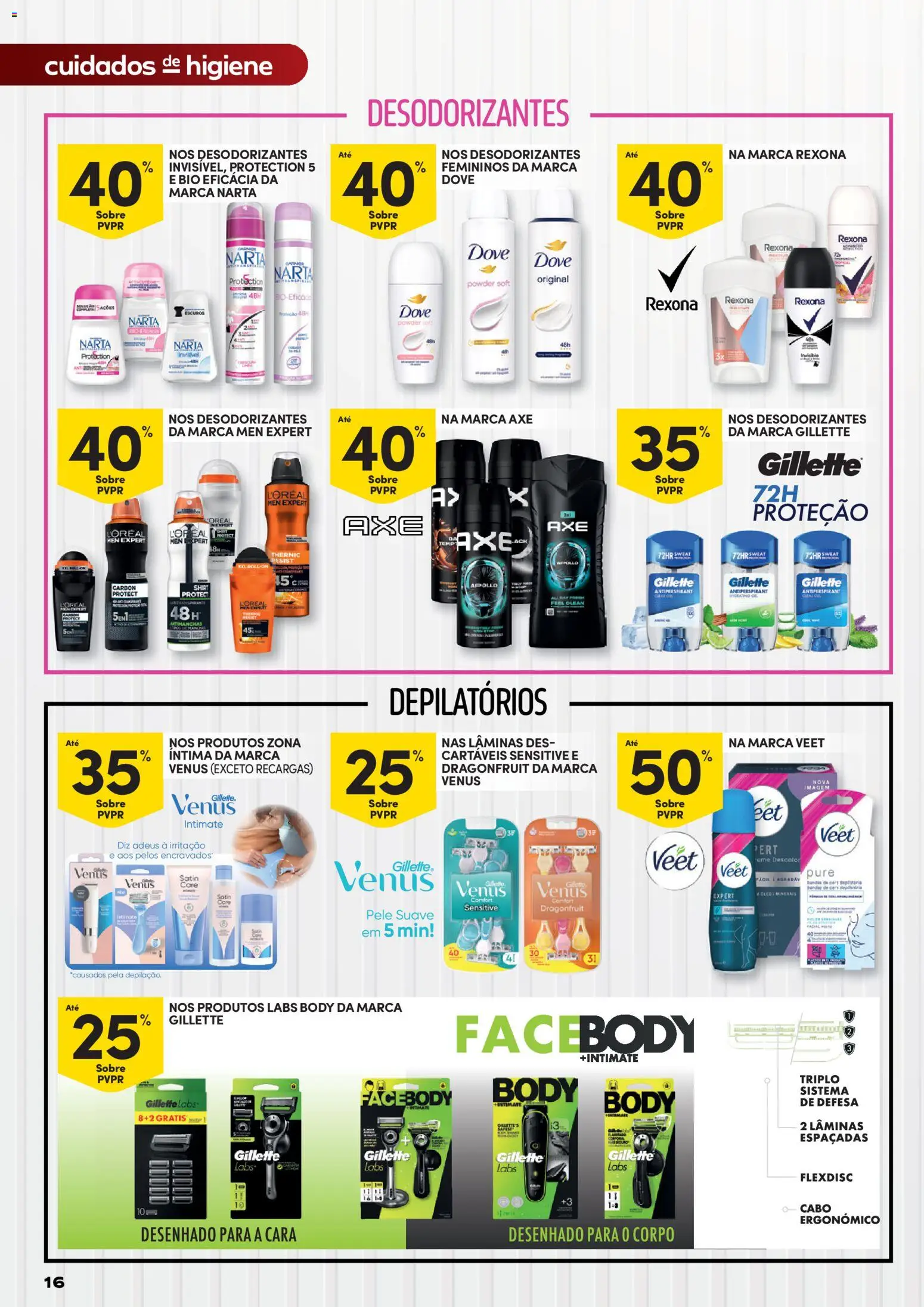 Continente Beleza Inspira-te na verdadeira beleza │ válido de 21.04.2026 | Página: 16 | Produtos: Cabo, Pó