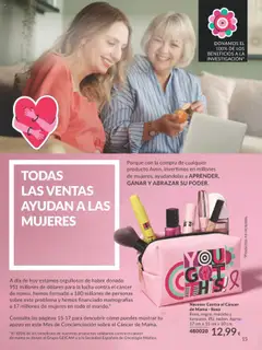 Vista previa Neceser Contra el Cáncer de Mama - Rosa, Rosa, negro, morado y turquesa. PU, nailon. Aprox. 17 cm x 10 cm x 10 cm. válido desde el 01.10.2025 | Página: 15 | Productos: Neceser