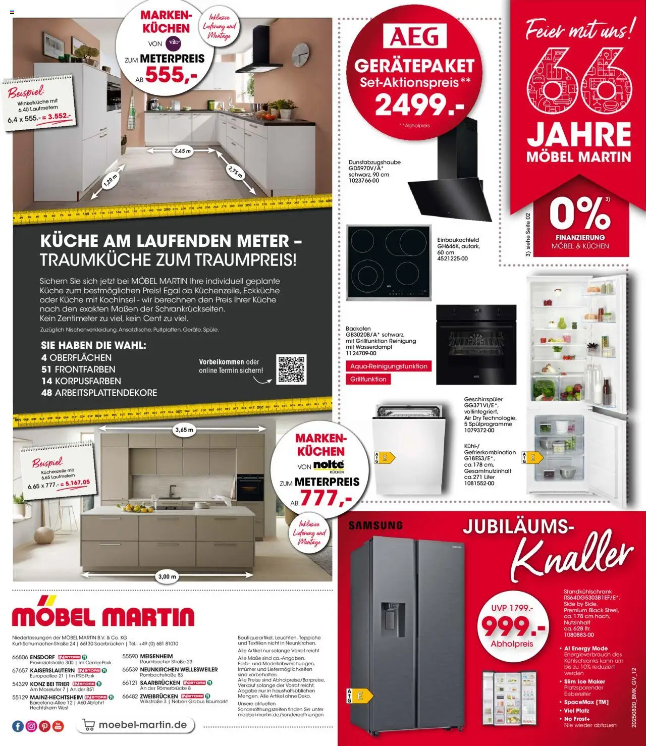 Möbel Martin Prospekt 	 - gültig ab dem 20.08.2025 | Seite: 12 | Produkte: Energy, Küche, Backofen, Kuchen
