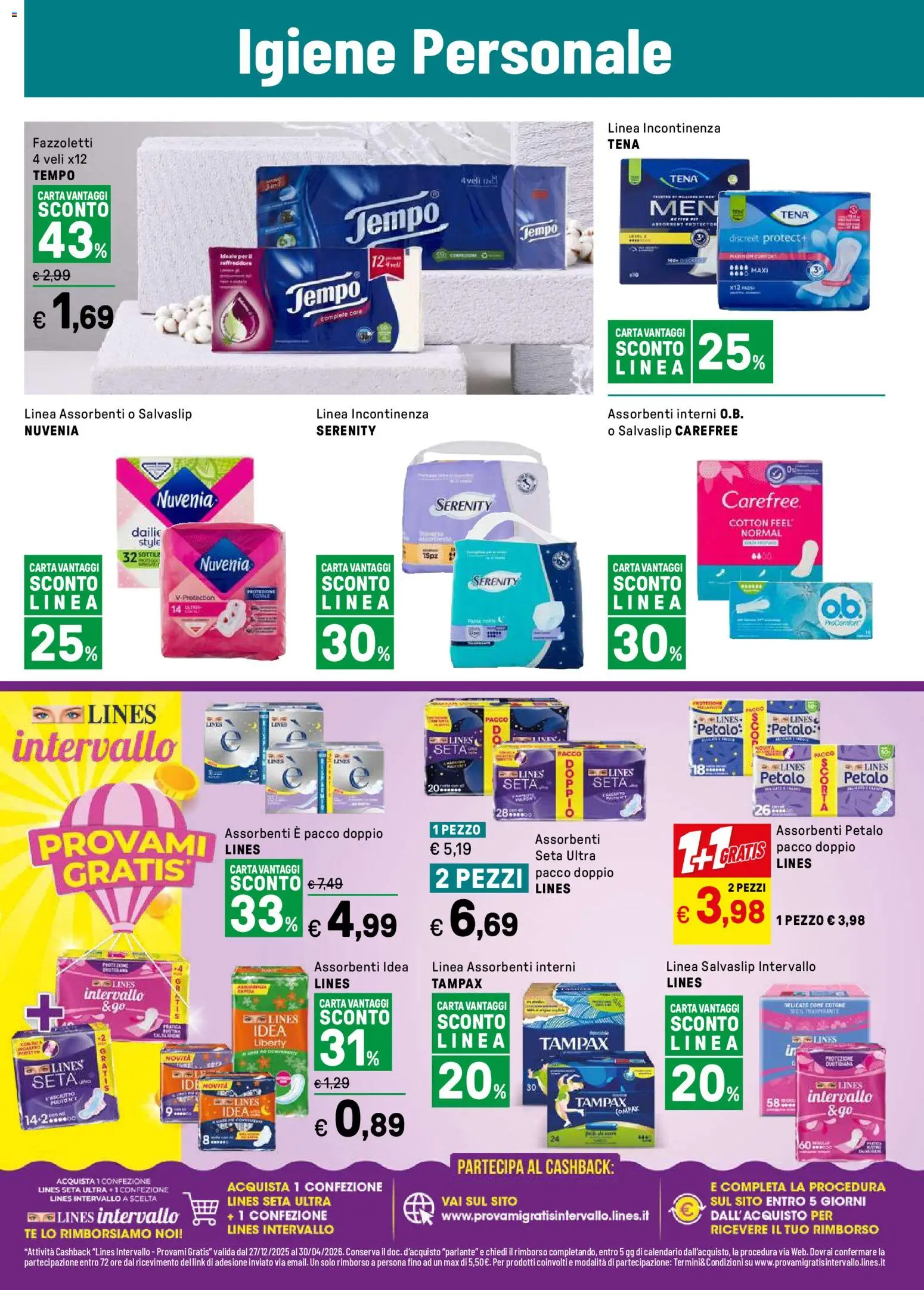 Volantino Iper del 19.01.2026 | Pagina: 16 | Prodotti: Tè, Fazzoletti