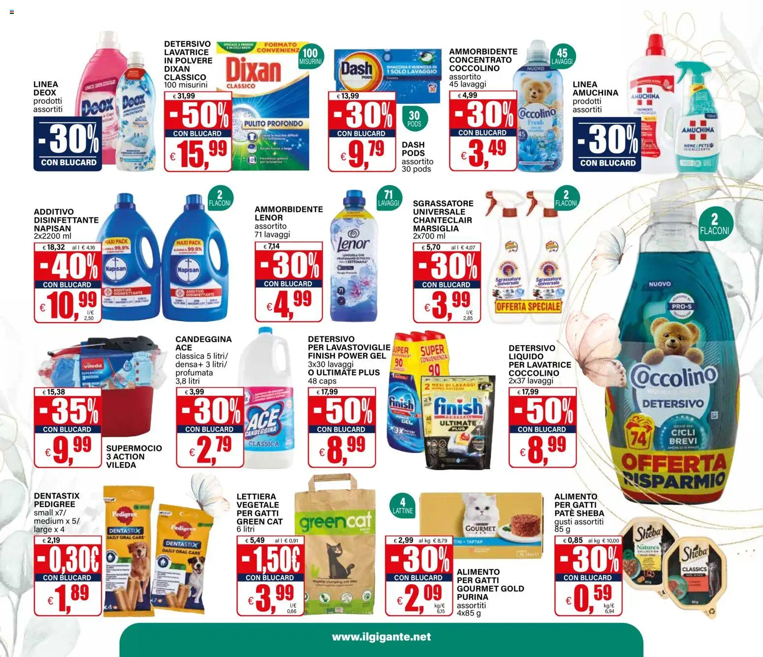 Volantino Il Gigante del 26.03.2026 | Pagina: 29 | Prodotti: Paté, Candeggina, Lavatrice, Lavastoviglie