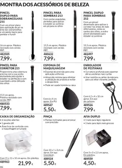 Pré-visualização CAIXA DE ORGANIZAÇÃO, • 6 secções abertas, • 1 gaveta útil, • Área livre de confusão com a maquilhagem arrumada válido de 01.12.2025 | Página: 90 | Produtos: Pó, Esponja, Corretor, Caixa