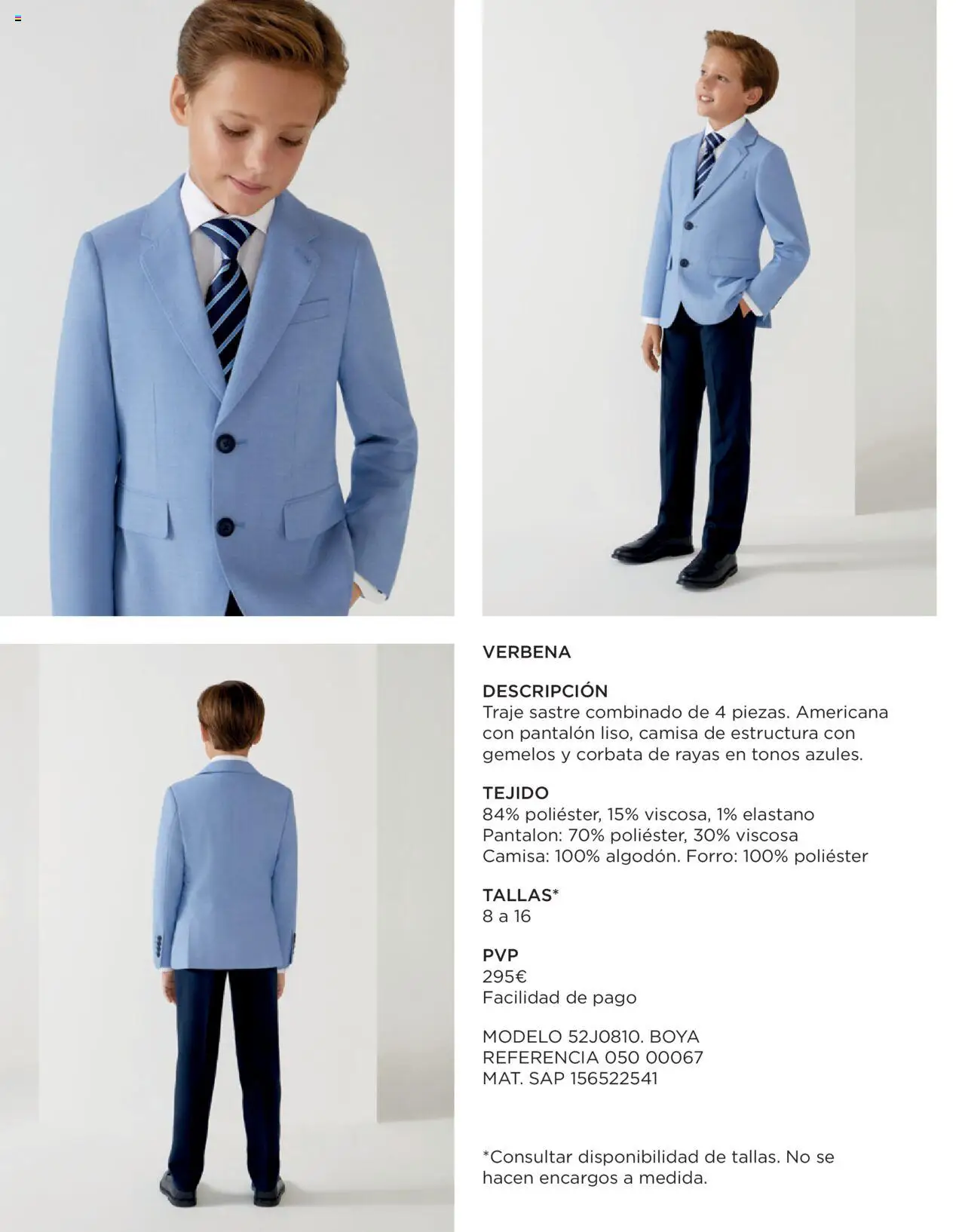 El Corte Inglés Comuniones 2025 │ válido desde el 22.11.2024 | Página: 26 | Productos: Camisa, Traje