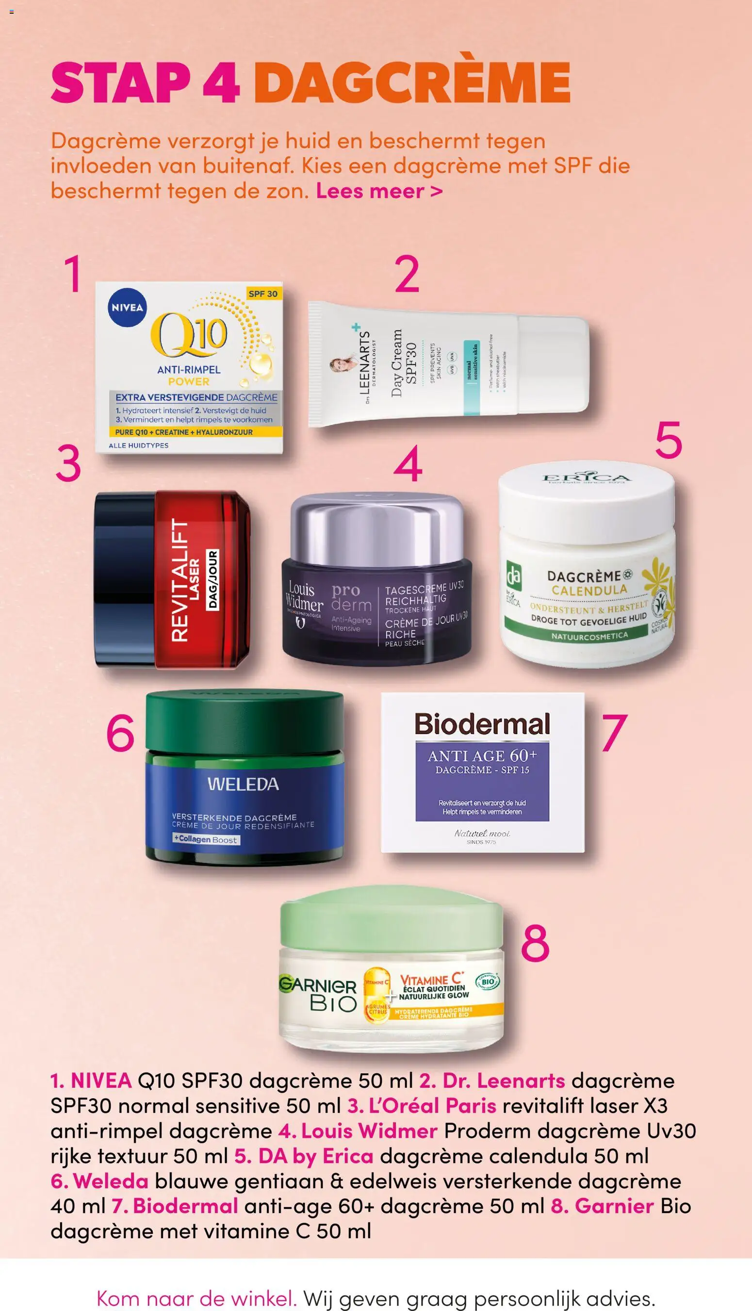 {H1} | Pagina: 12 | Producten: Kom, Boost, Vitamine C, Crème