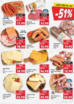 Uzená krkovice bez kosti, 100 g od 17.09.2025 | Strana: 11