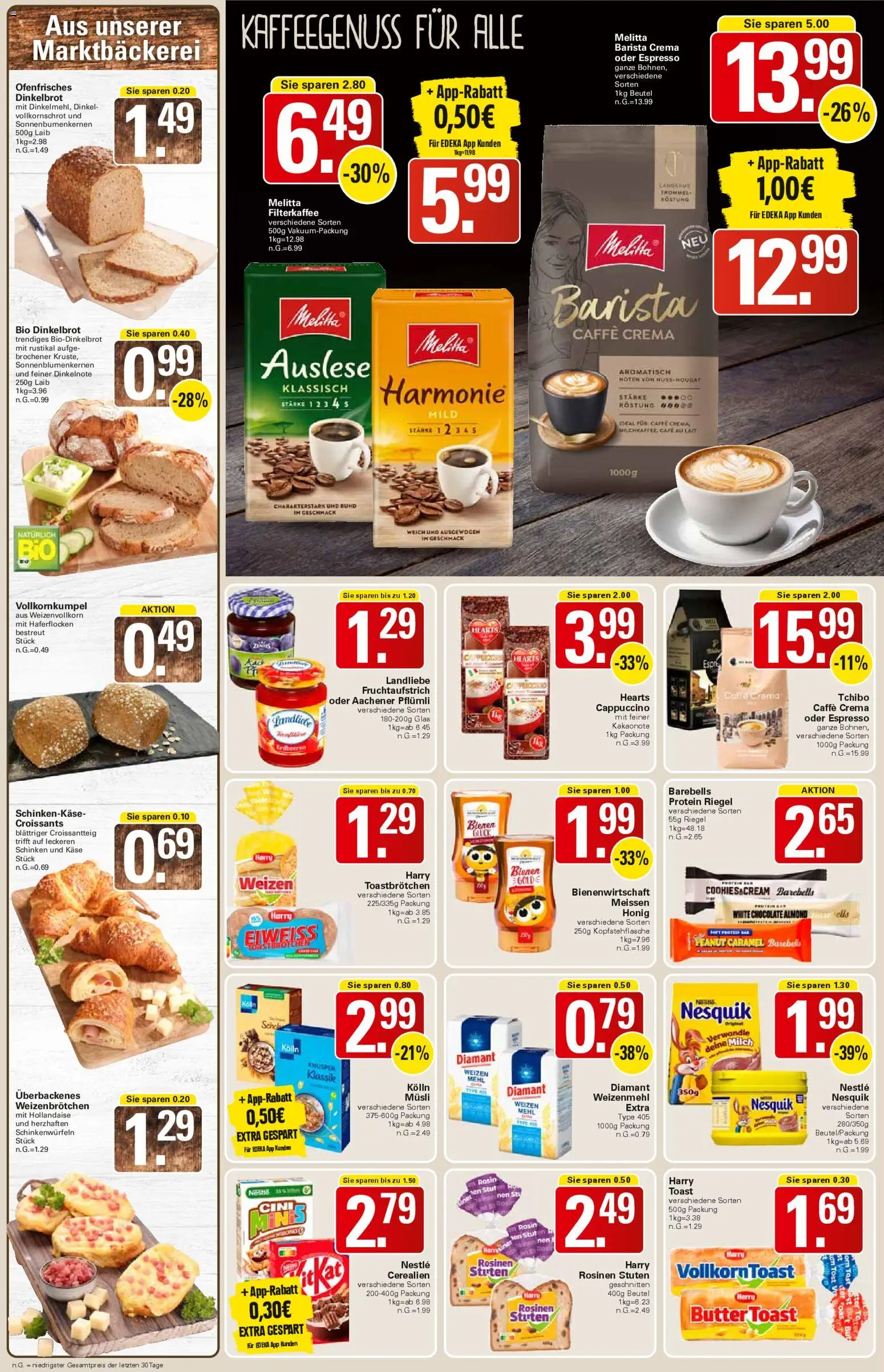 WEZ Prospekt – gültig ab 17.11.2025 | Seite: 10 | Produkte: Musli, Nesquik, Käse, Erdbeeren