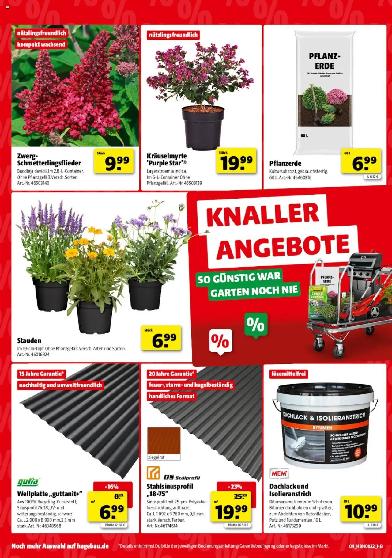 Hagebau Prospekt Rostock - gültig ab dem 02.08.2025 | Seite: 4 | Produkte: Pflanzerde, Wasser