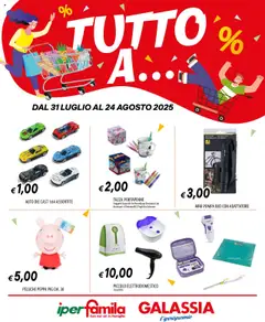 Anteprima del volantino Famila Tutto a... catalogo valido a partire dal 31.07.2025