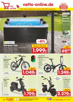 Netto Marken-Discount Prospekt 	 - gültig ab dem 04.08.2025 | Seite: 40 | Produkte: Batterie, Dusche, Duschkopf