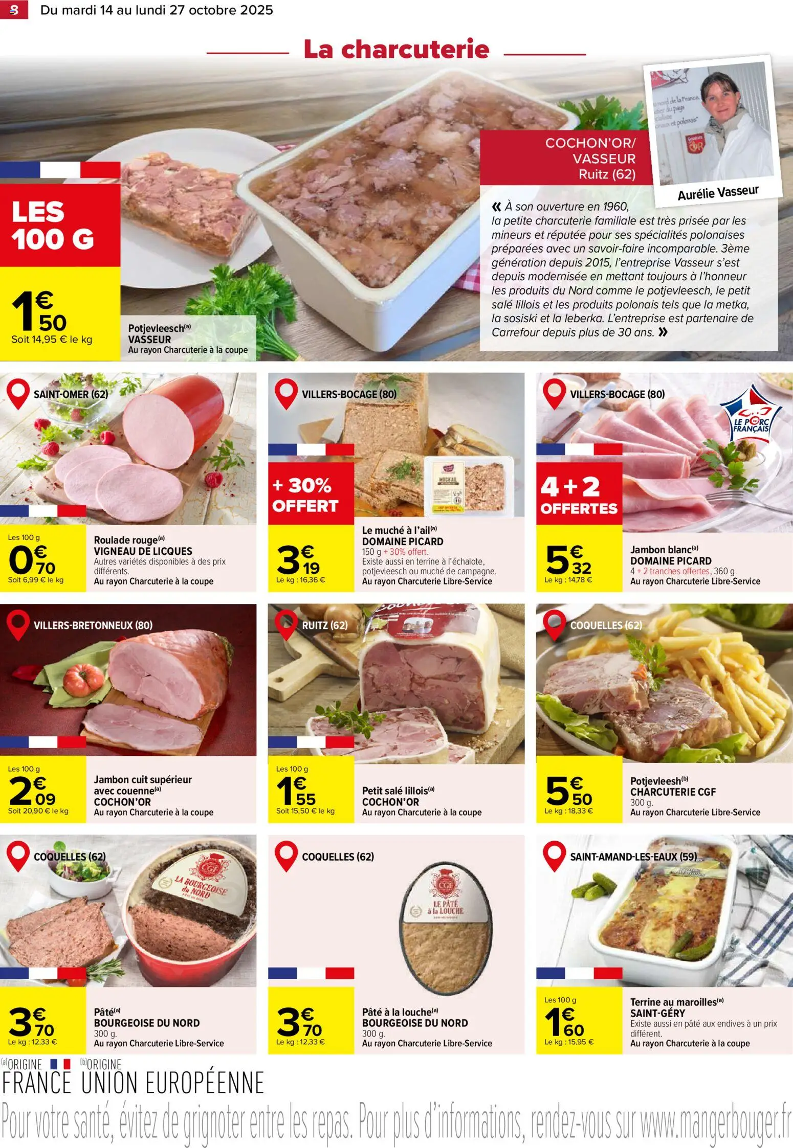 {H1} | Page: 8 | Produits: Endives, Jambon
