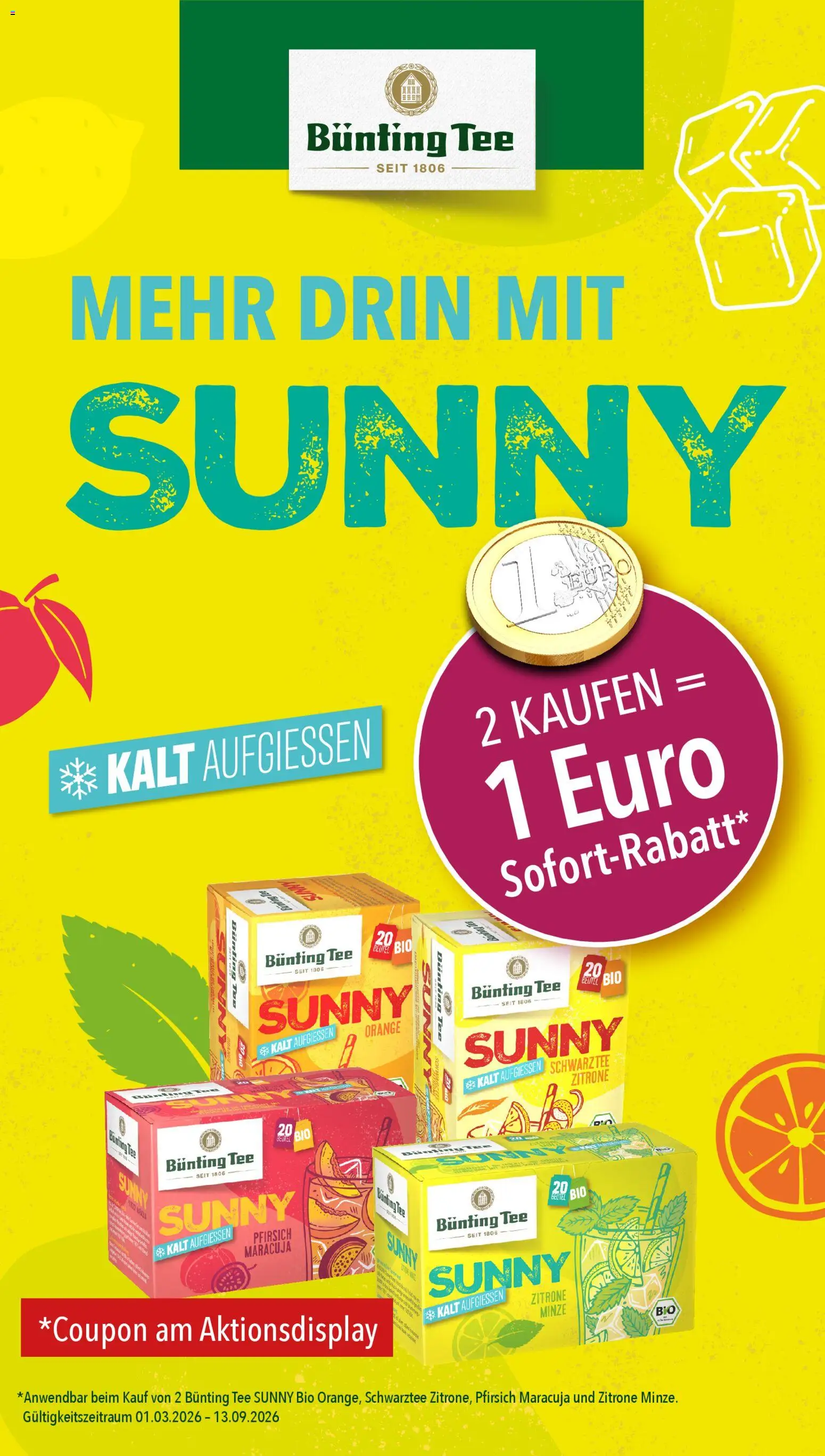 Famila Nordwest Prospekt 	 – gültig ab 13.04.2026 | Seite: 26 | Produkte: Zitrone, Pfirsich, Tee