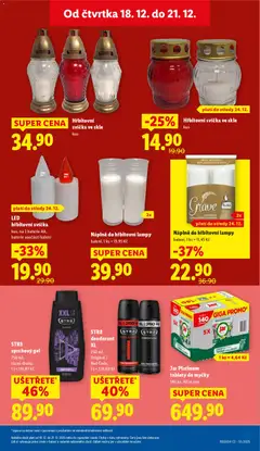 Náhled letáku Jar Platinum tablety do myčky, 140 ks, All in one od 18.12.2025 | Strana: 29 | Produkty: Deodorant, Svíčka, Baterie, LED