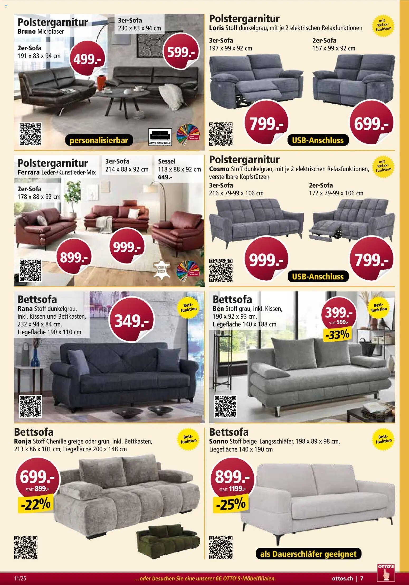 Otto's Aktionen Möbelflyer – gültig ab 01.11.2025 | Seite: 7