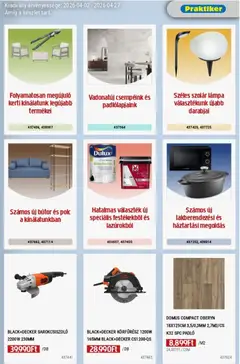 Praktiker akciós újság - amely érvényes a következő dátumtól: 02.04.2026 | Oldal: 27