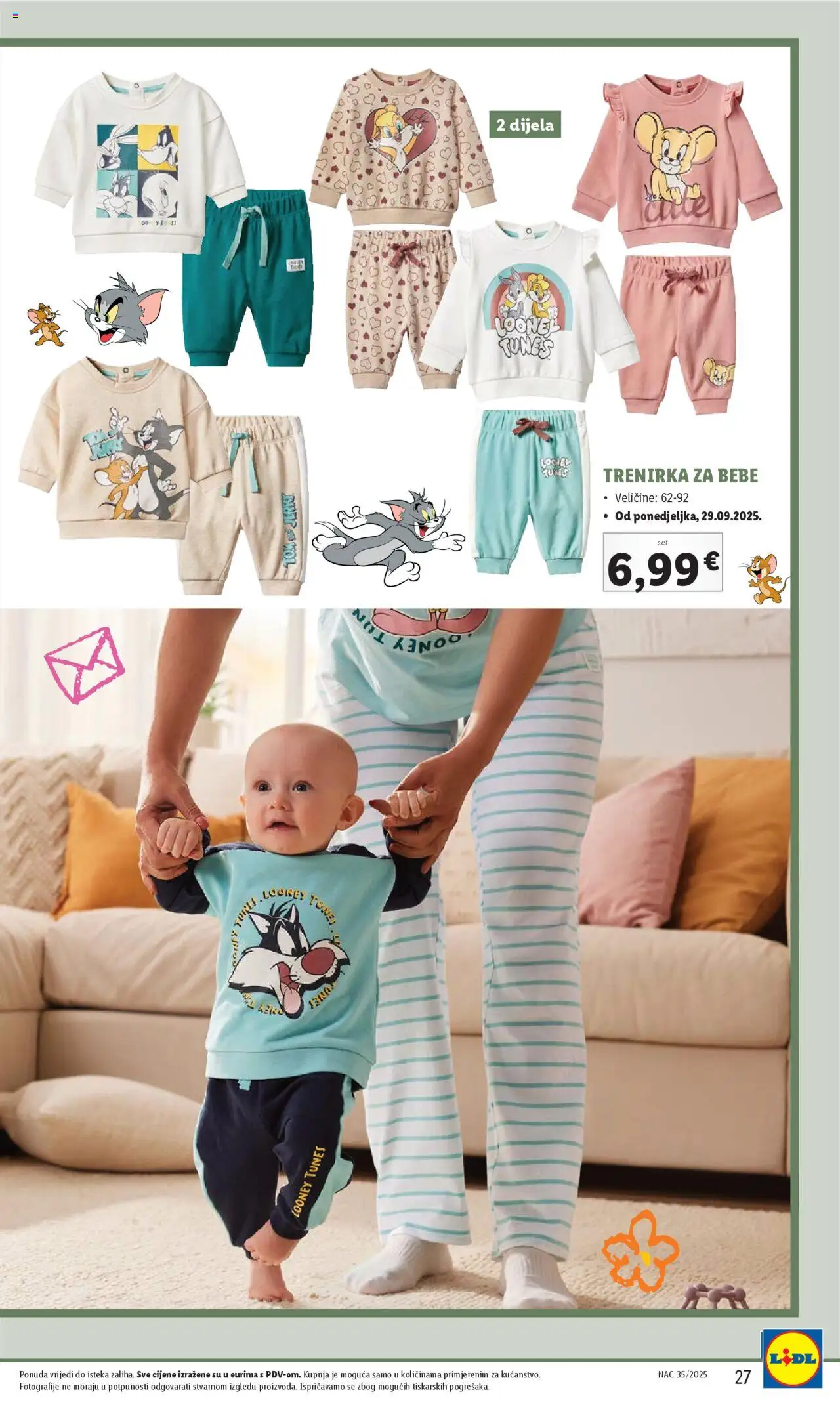 Lidl katalog | vrijedi od 01.08.2025 | Stranica: 27 | Proizvodi: Trenirka