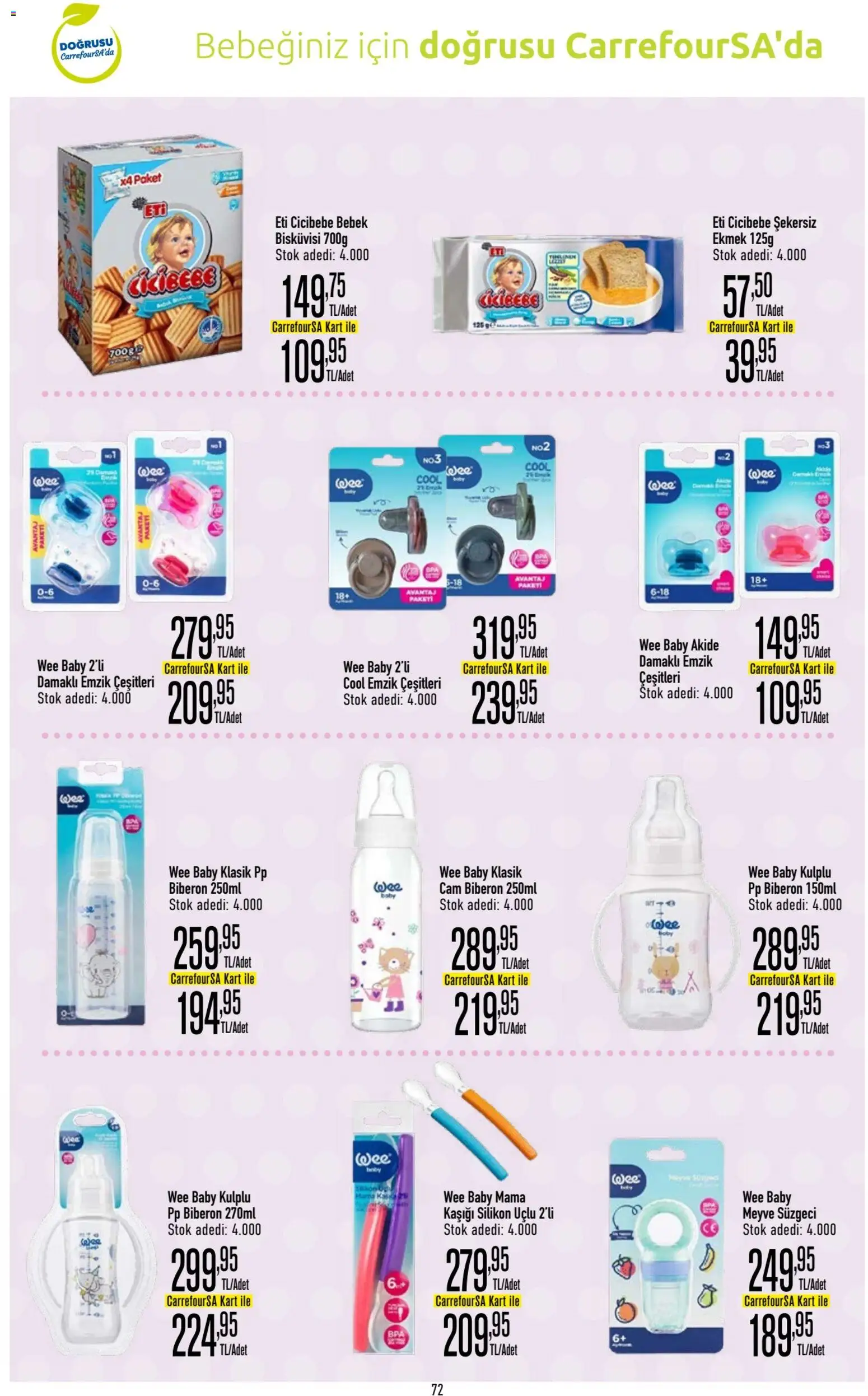 CarrefourSA Katalog - 18.12.2025 tarihinden itibaren geçerlidir | Sayfa: 73 | Ürünler: Ekmek, Meyve